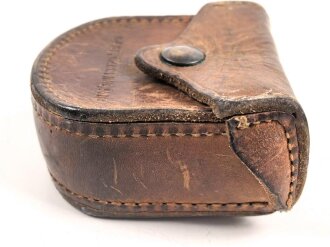 U.S. Army , Case, Carrying, M19. Leather case for compass. Used
