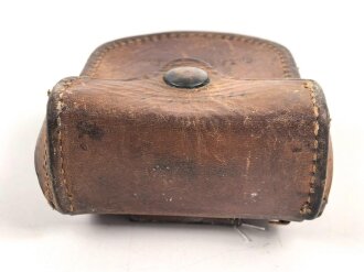 U.S. Army , Case, Carrying, M19. Leather case for compass. Used