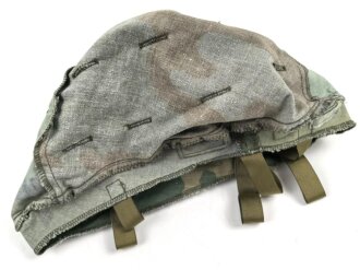 U.S. Army , 1988 ? dated U.S. Army, "Woodland" helmet cover, size medium / large