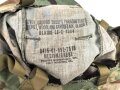 U.S. Army , 1988 ? dated U.S. Army, "Woodland" helmet cover, size medium / large
