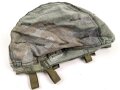 U.S. Army , 1988 ? dated U.S. Army, "Woodland" helmet cover, size medium / large