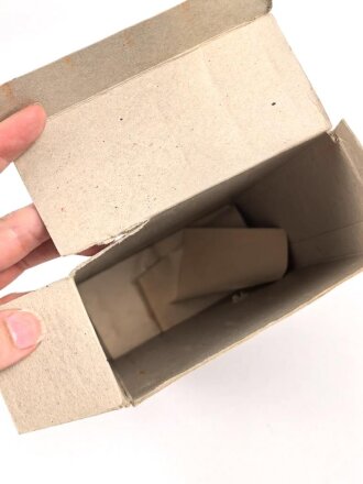 U.S. Army WWII, empty box for red first aid packets