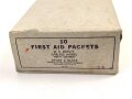 U.S. Army WWII, empty box for red first aid packets