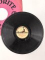 Kaiserreich und 1. Weltkrieg, Schellack Platte "Favorite Record"  Ich hatt einen Kameraden / Morgenrot