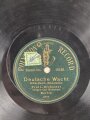 Kaiserreich und 1. Weltkrieg, Schellack Platte "Polyphone Record"  Deutsche Wacht / Fürst Bismarck Marsch
