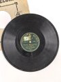 Kaiserreich und 1. Weltkrieg, Schellack Platte "Polyphone Record"  Deutsche Wacht / Fürst Bismarck Marsch