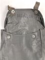 Tasche für eine Gasplane der Wehrmacht. Gummierte Ausführung, sehr guter Zustand