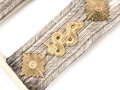 Kriegsmarine, Paar Schulterstücke für einen Flottenarzt, Ausführung für die weisse Sommerjacke, mit weissen Stegen