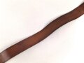 Zweidornkoppel für Offiziere. Braunes Leder mit vergoldeter Schliesse für Reichsbahn ? Gesamtlänge 114cm