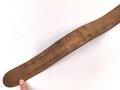 Zweidornkoppel für Offiziere. Braunes Leder mit vergoldeter Schliesse für Reichsbahn ? Gesamtlänge 114cm
