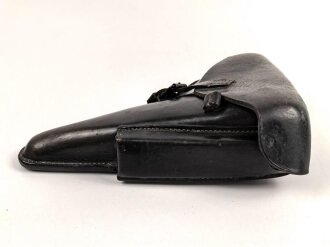 Koffertasche für Pistole P08 der Wehrmacht. Datiert 1938 oder 39, ungereinigtes Stück in gutem Gesamtzustand