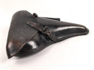 Koffertasche für Pistole P08 der Wehrmacht. Datiert 1938 oder 39, ungereinigtes Stück in gutem Gesamtzustand