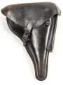 Koffertasche für Pistole P08 der Wehrmacht. Datiert 1938 oder 39, ungereinigtes Stück in gutem Gesamtzustand