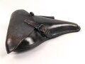 Koffertasche für Pistole P08 der Wehrmacht. Datiert 1938 oder 39, ungereinigtes Stück in gutem Gesamtzustand