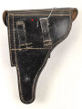 Koffertasche für Pistole P08 der Wehrmacht. Datiert 1938 oder 39, ungereinigtes Stück in gutem Gesamtzustand