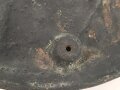 Generalfeldmarschall von Hindenburg, bronzierte Eisenguß Waldplakette, Höhe 37cm. Ungereinigt, guter Gesamtzustand