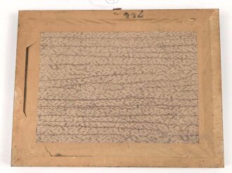 III.Reich, original gerahmter Kunstdruck " Haus Wachenfeld, Landhaus des Führers" Maße 20,5 x 27cm