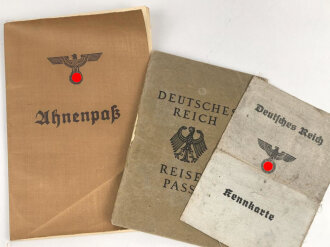 Konvolut Ausweise III.Reich, alle mehr oder weniger defekt