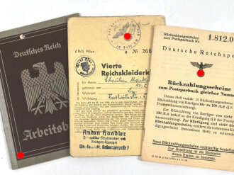 Konvolut Ausweise III.Reich, alle mehr oder weniger defekt