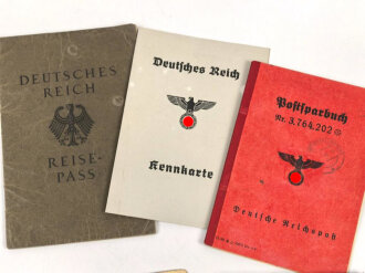 Konvolut Ausweise III.Reich, alle mehr oder weniger defekt