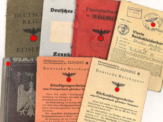 Konvolut Ausweise III.Reich, alle mehr oder weniger defekt