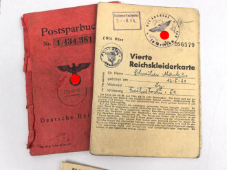Konvolut Ausweise III.Reich, alle mehr oder weniger defekt