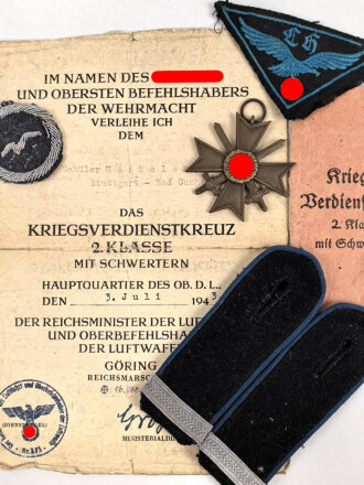 Flakhelfer der Hitlerjugend, Nachlass eines Jungen aus...