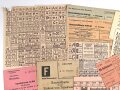 Deutschland nach 1945, Konvolut Bezugskarten aller Art