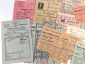 Deutschland nach 1945, Konvolut Bezugskarten aller Art