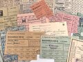 Deutschland nach 1945, Konvolut Bezugskarten aller Art