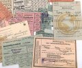 Deutschland nach 1945, Konvolut Bezugskarten aller Art