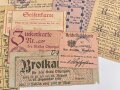 1. Weltkrieg Deutschland , Konvolut Bezugskarten aller Art