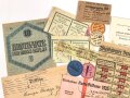 Deutschland nach 1. Weltkrieg , Konvolut Bezugskarten aller Art