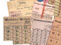 Deutschland nach 1. Weltkrieg , Konvolut Bezugskarten aller Art