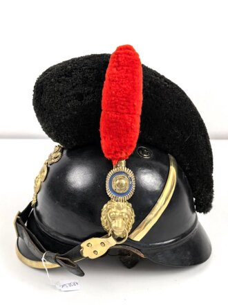 Bayern, Raupenhelm Modell 1868 für Artilleristen ....