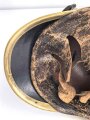 Bayern, Raupenhelm Modell 1868 für Artilleristen . Gereinigtes Stück, guter Gesamtzustand