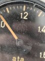 Luftwaffe, Ladedruckmesser FL 20555, Funktion nicht geprüft, verbaut u.a. in ME109