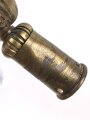 Mecklenburg Schwerin,  Fahnenspitze für Bataillonsfahnen. Gebrauchtes Stück, Gesamthöhe 21cm