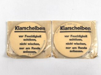 Zwei Satz Klarscheiben für die Gasmaske der...
