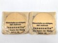 Zwei Satz Klarscheiben für die Gasmaske der Wehrmacht und für die S Maske des Luftschutz.