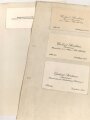 Kaiserreich, vier Visitenkarten Gerhard Steinbauer, Major und zuletzt Kommandeur der 7. Bayr. Fahr Abteilung. Jeweils Aufgeklebt