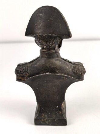 Spritzgußbüste "Napoleon " Darstellend. Altes Stück, Gesamthöhe 17cm