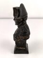 Spritzgußbüste "Napoleon " Darstellend. Altes Stück, Gesamthöhe 17cm