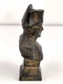 Spritzgußbüste "Napoleon " Darstellend. Altes Stück, Gesamthöhe 17cm