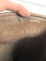 Paar Stiefel für Unteroffiziere. Oben im Schaft Kammerstempel sowie ein RZM ? Stempel. Ungereinigtes Paar, Sohlenlänge 30,5cm
