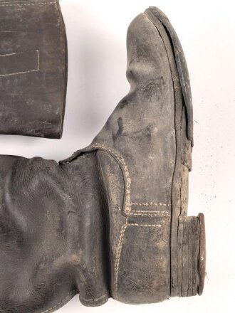 Paar Stiefel für Mannschaften der Wehrmacht. Ungereinigtes Paar, Sohlenlänge 30cm