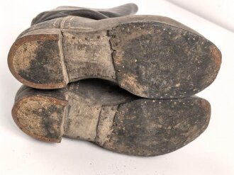 Paar Stiefel für Mannschaften der Wehrmacht. Ungereinigtes Paar, Sohlenlänge 30cm