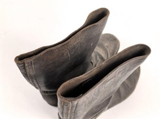 Paar Stiefel für Mannschaften der Wehrmacht. Ungereinigtes Paar, Sohlenlänge 30cm
