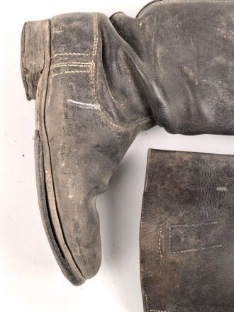 Paar Stiefel für Mannschaften der Wehrmacht. Ungereinigtes Paar, Sohlenlänge 30cm