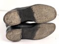 Paar Stiefel für Mannschaften, zweiteilige Sohle, eventuell für Reichsarbeitsdienst ? Innen im Schaft Grössenstempel. Getragenes Paar, Sohlenlänge 31,5cm. Anscheinend neuzeitlich geschwärzt